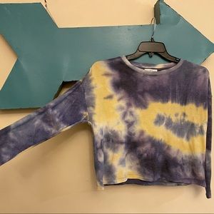 Tie dye long sleeve top